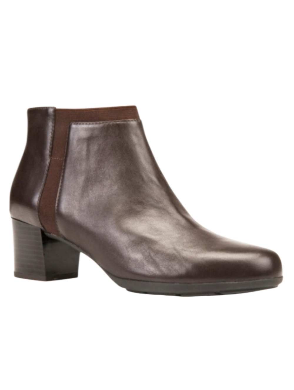 Geox Respira D Annya Mid Ankle Bootie in Dark Brown Size 9‎